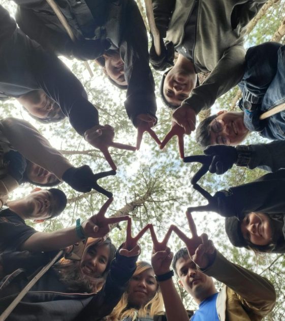 Groupe d'étudiants d'un BDE